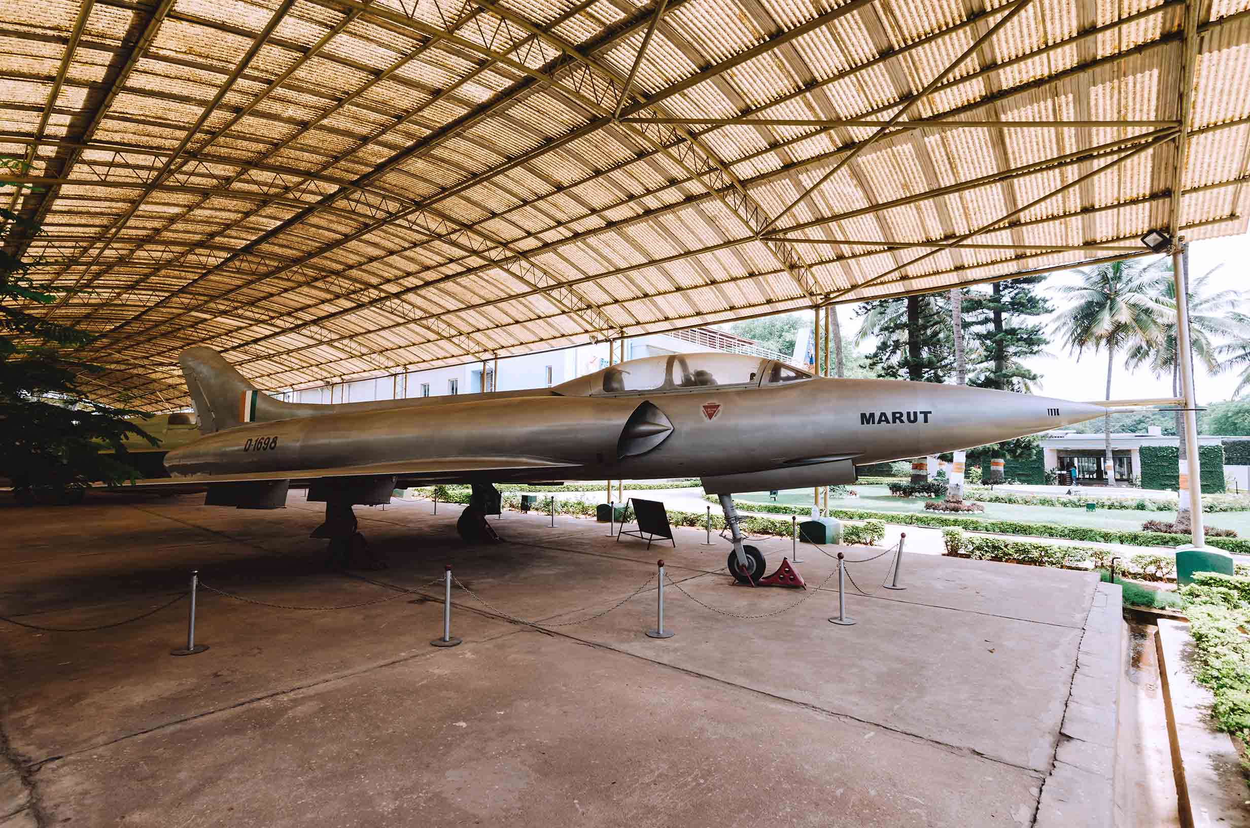 A display unit of the HAL Marut aircraft