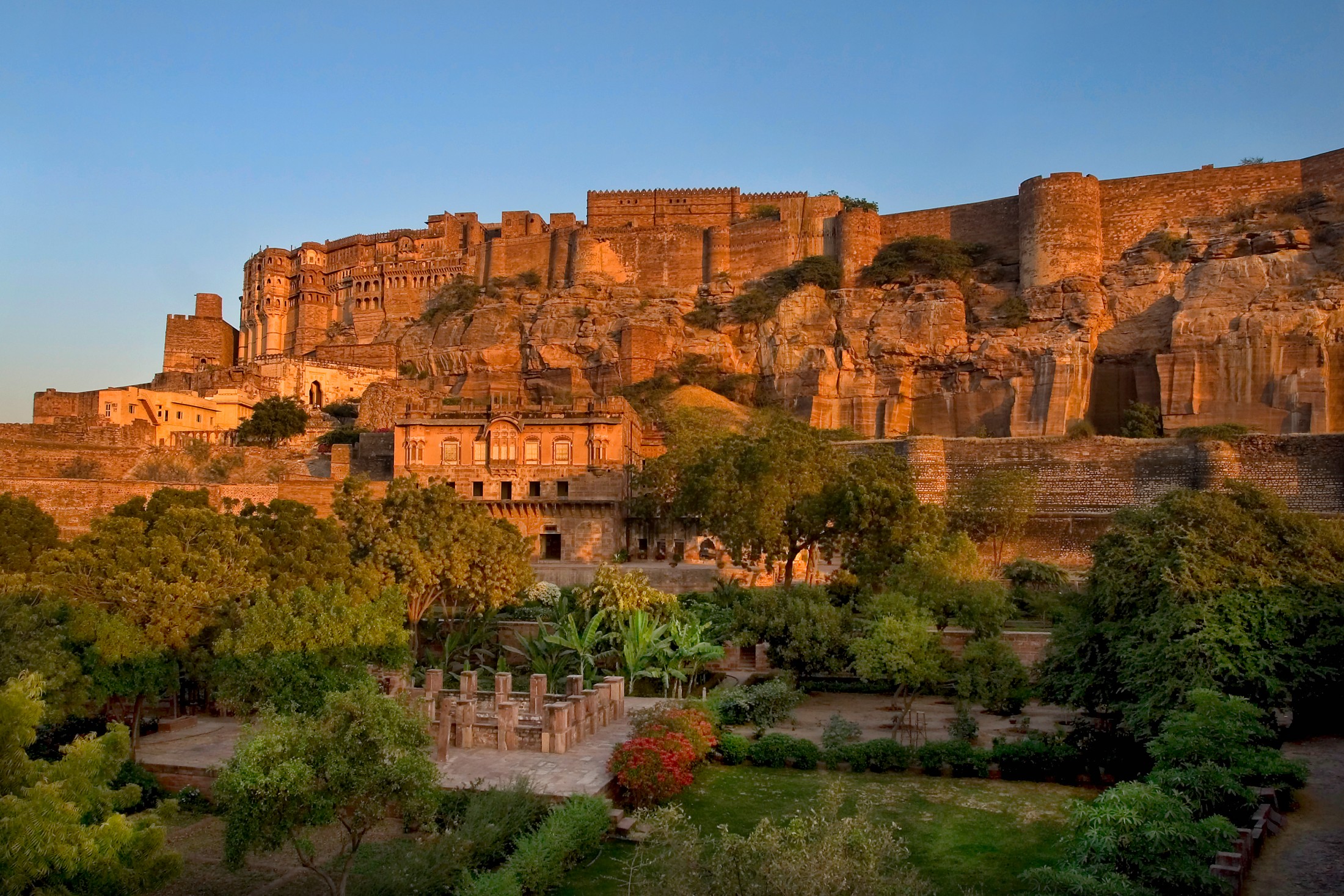 A view of the Mehrangarh Fort